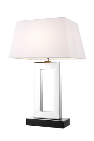 Nickel Finish Geometric Base Table Lamp | Eichholtz Arlington  | OROA TRADE