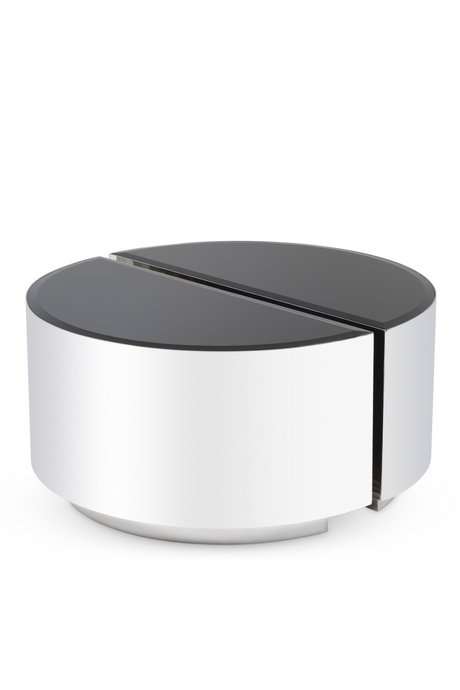 Semi-Circular Glass Side Tables (2) | Eichholtz Astra | Oroa.com