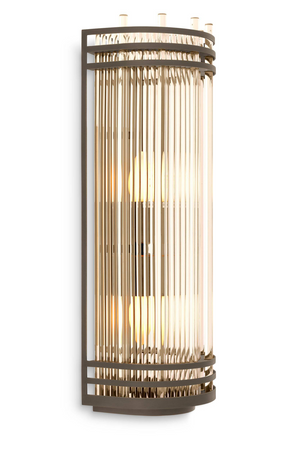 Silver Glass Wall Lamp | Eichholtz Gulf L | Oroa.com