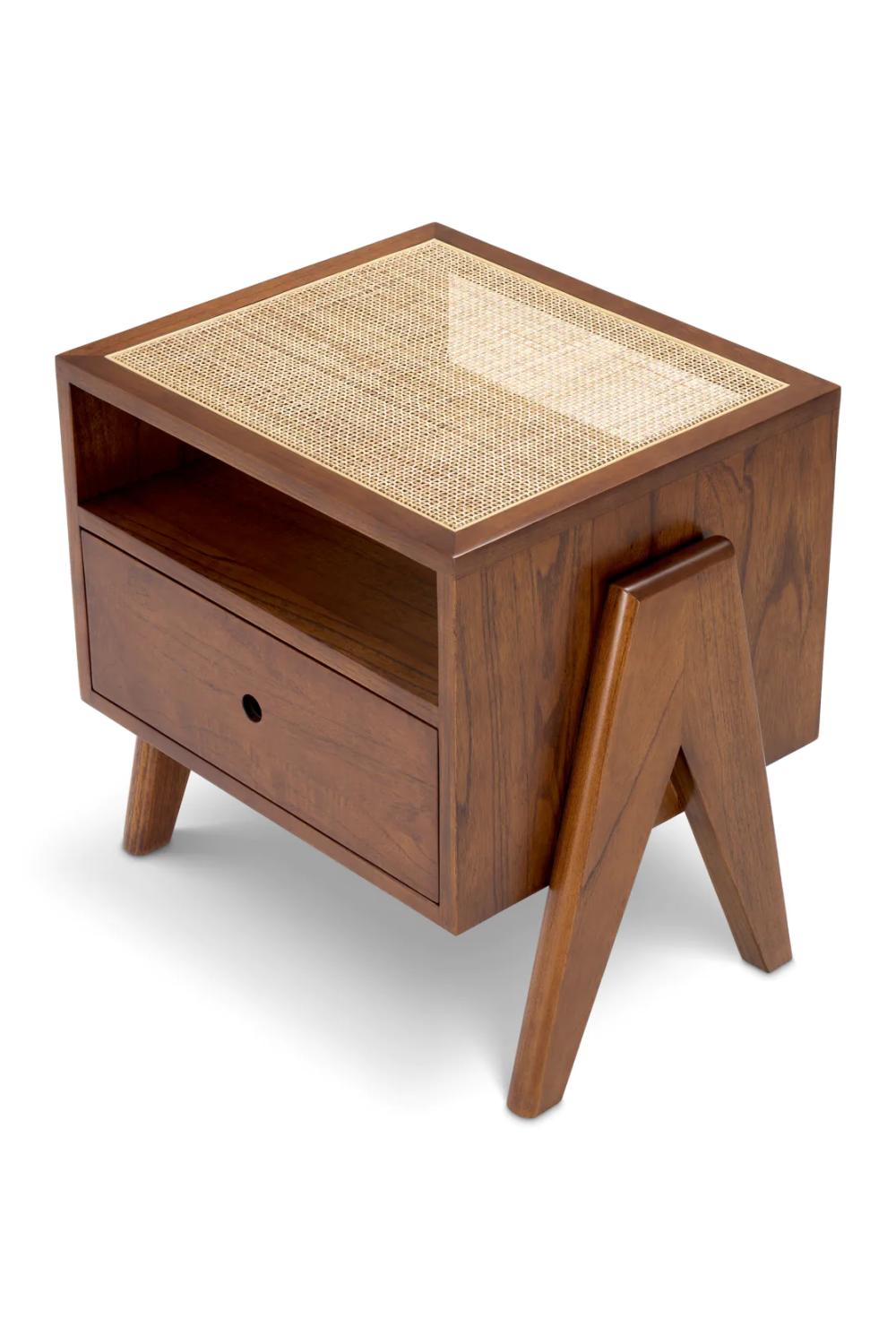 Rattan V-Legged Bedside Table | Eichholtz Latour | OROA