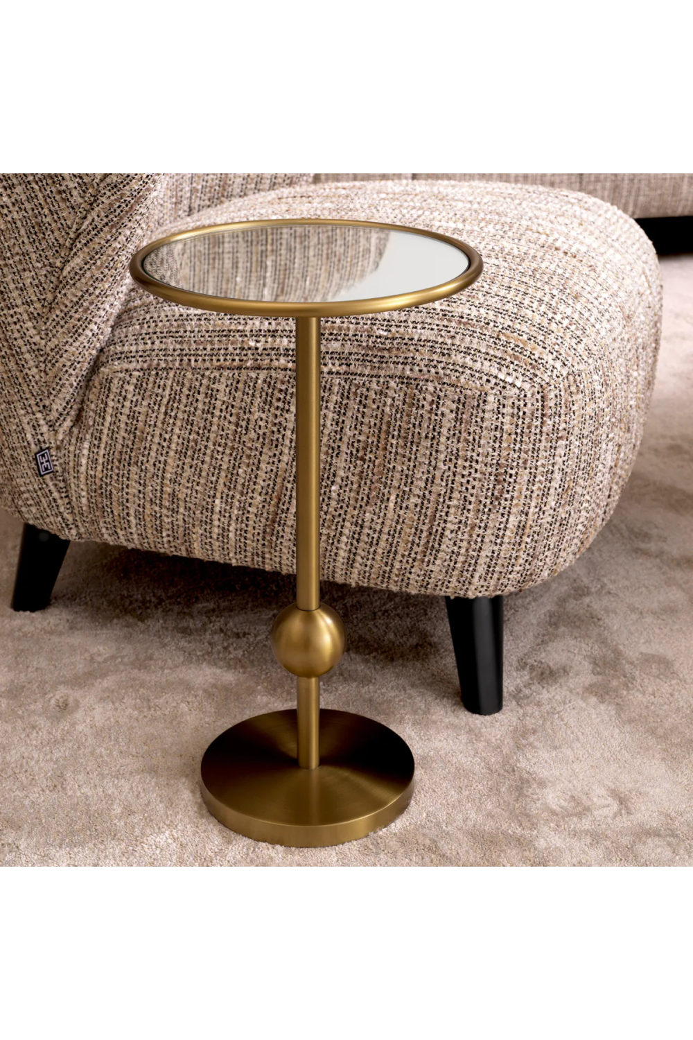 Round Brass Side Table | Eichholtz Narciso | Oroa.com