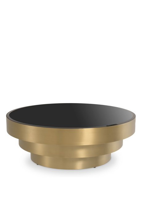Brass Round Layered Coffee Table | Eichholtz Sinclair | OROA.com
