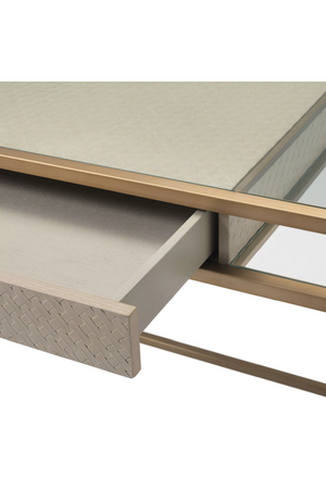 Woven Oak Desk | Eichholtz Napa Valley | Oroa.com