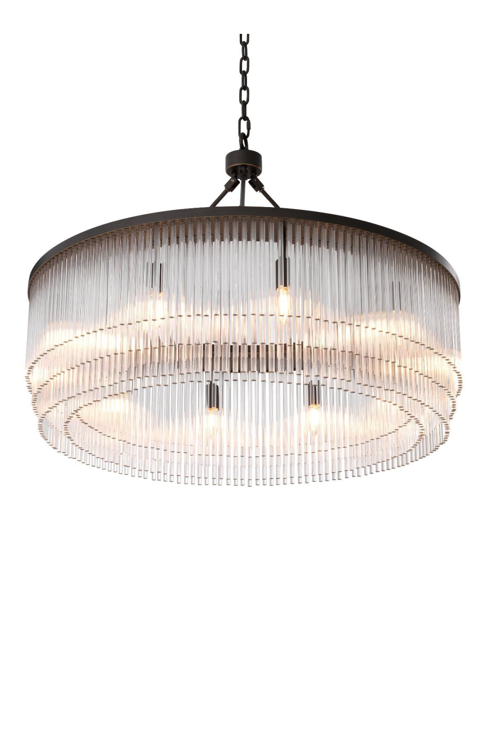 Glass Layered Chandelier L | Eichholtz Hector | Oroa.com