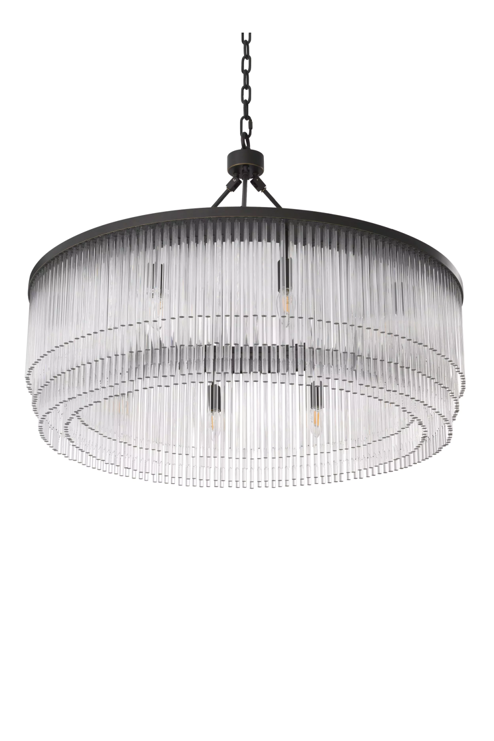 Glass Layered Chandelier L | Eichholtz Hector | Oroa.com