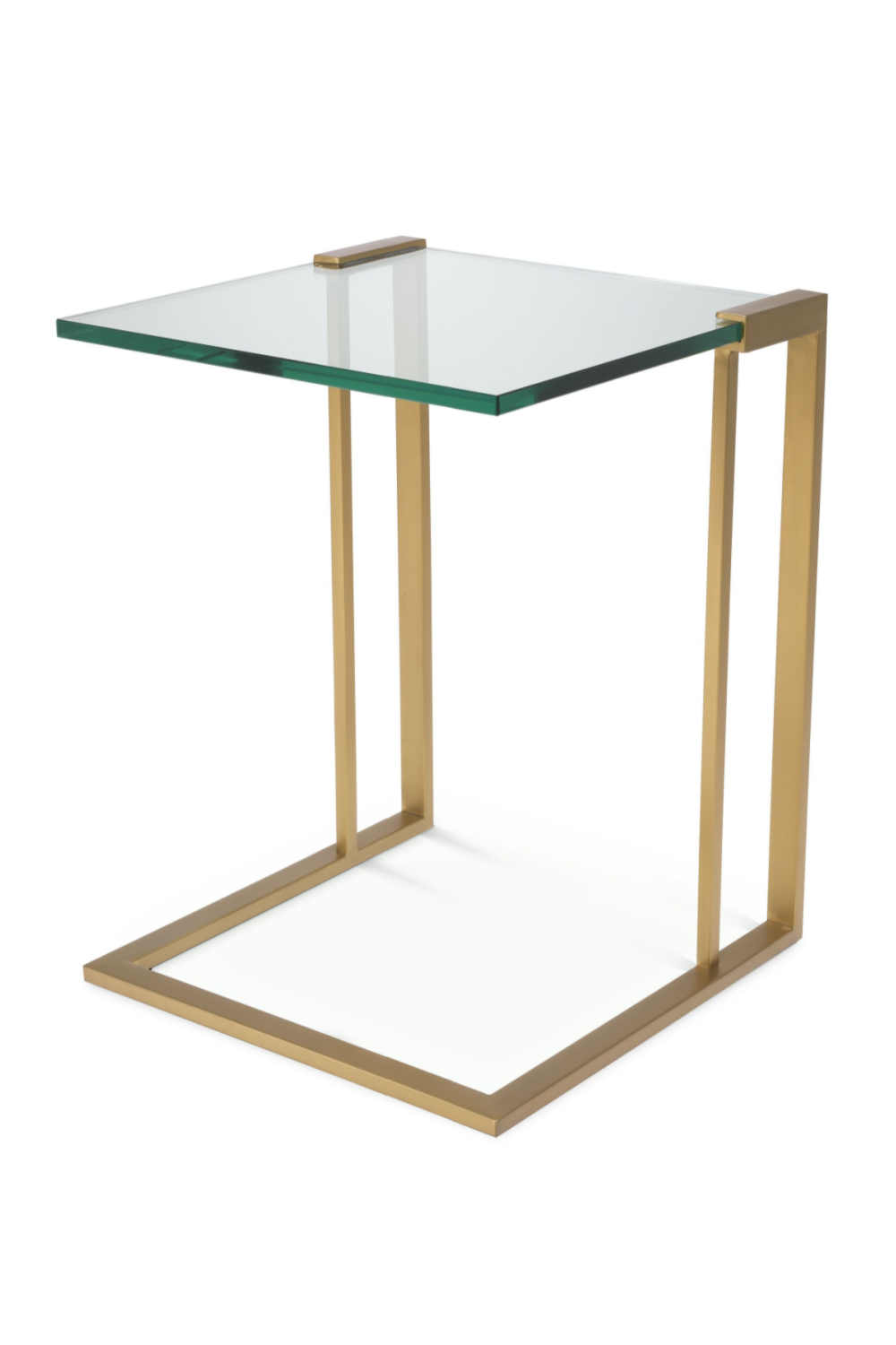 L-Shaped Glass Side Table | Eichholtz Perry | Oroa.com