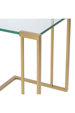 L-Shaped Glass Side Table | Eichholtz Perry | Oroa.com