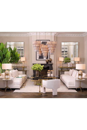 L-Shaped Glass Side Table | Eichholtz Perry | Oroa.com