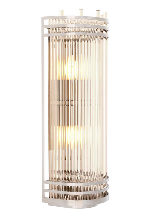 Silver Glass Wall Lamp | Eichholtz Gulf L | Oroa.com