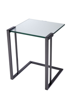 L-Shaped Glass Side Table | Eichholtz Perry | Oroa.com
