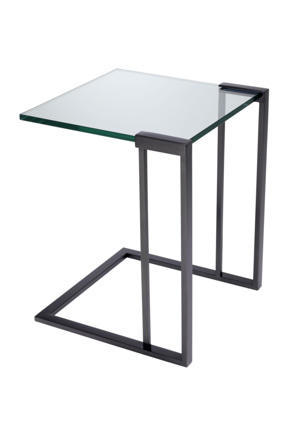 L-Shaped Glass Side Table | Eichholtz Perry | Oroa.com