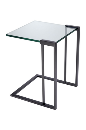 L-Shaped Glass Side Table | Eichholtz Perry | Oroa.com