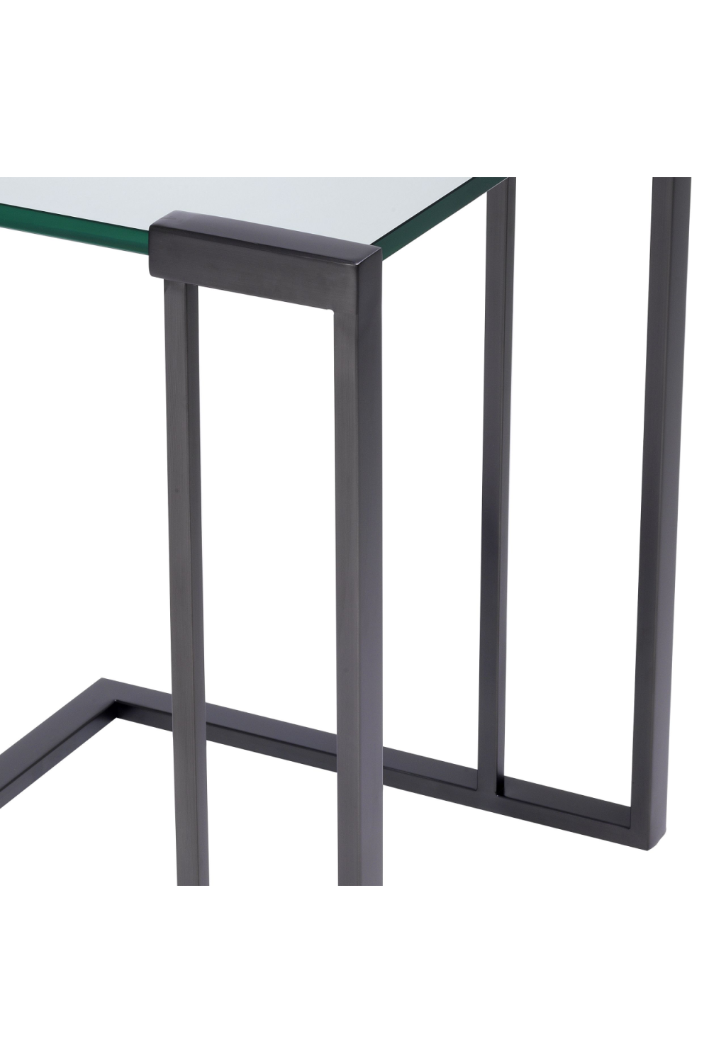 L-Shaped Glass Side Table | Eichholtz Perry | Oroa.com