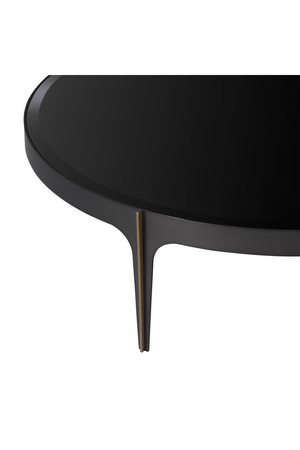 Bronze Frame Black Coffee Table | Eichholtz Artemisa | Oroa.com