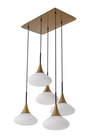 White Glass Cluster Chandelier | Eichholtz Duco | Oroa.com