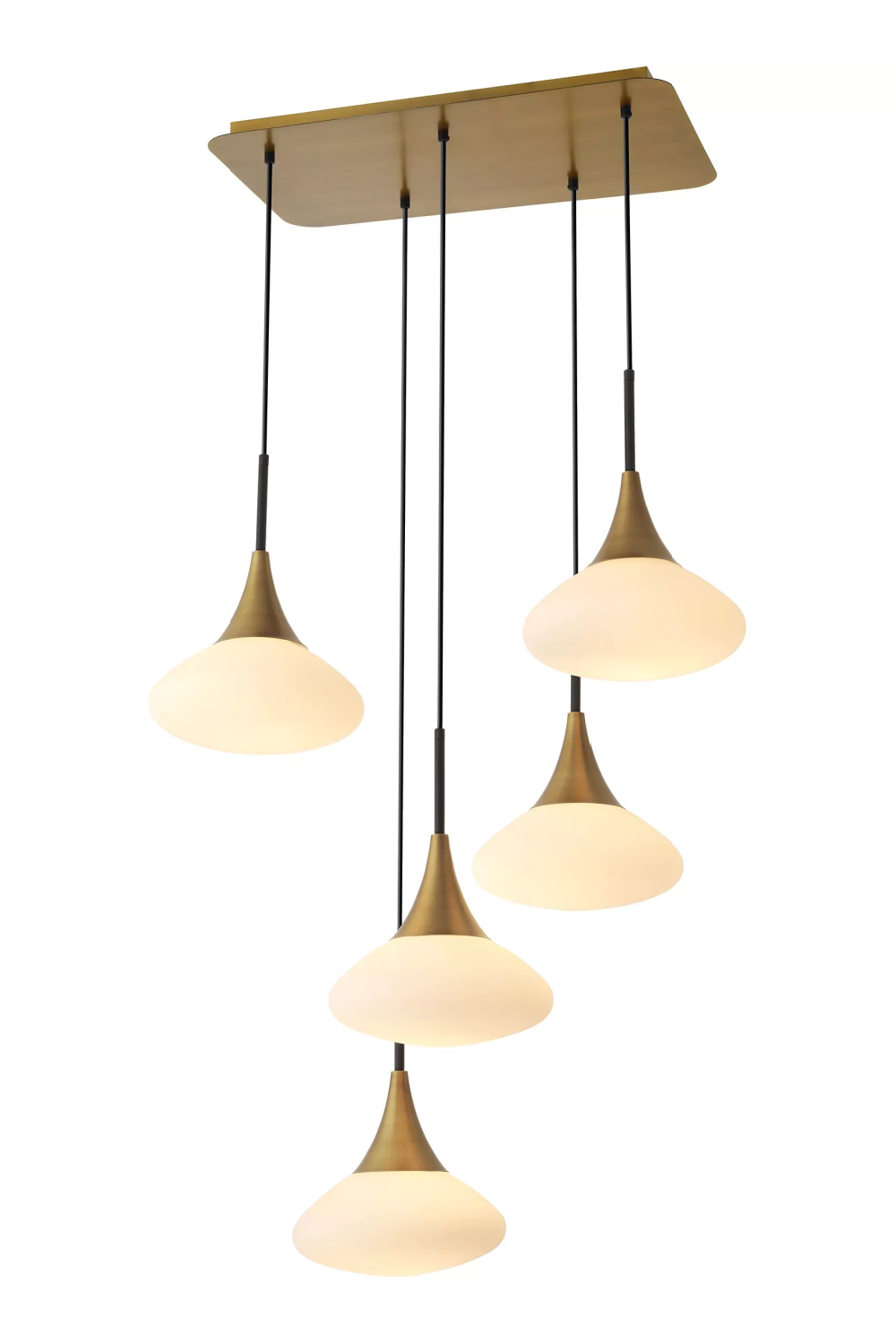White Glass Cluster Chandelier | Eichholtz Duco | Oroa.com