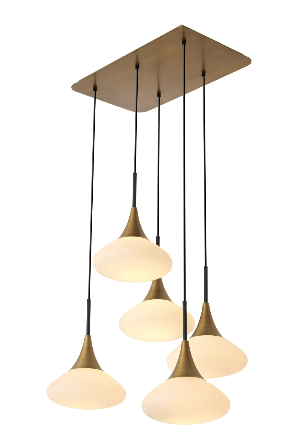 White Glass Cluster Chandelier | Eichholtz Duco | Oroa.com