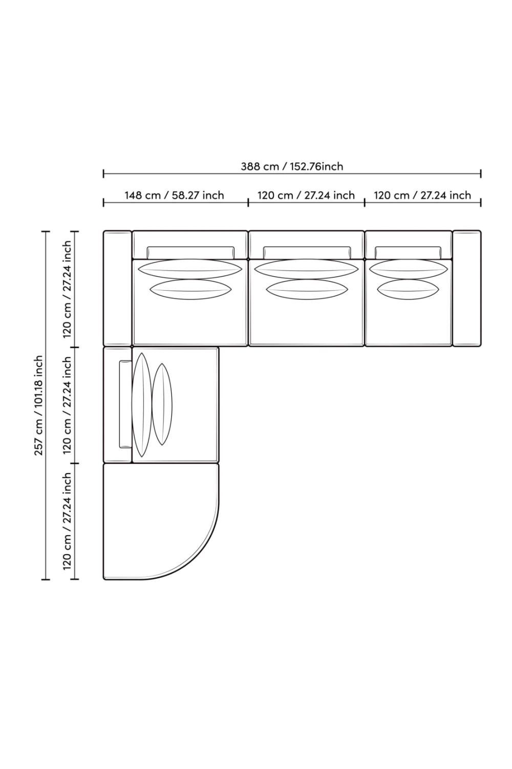 Modular Sofa Lounge | Eichholtz Club | Oroa.com