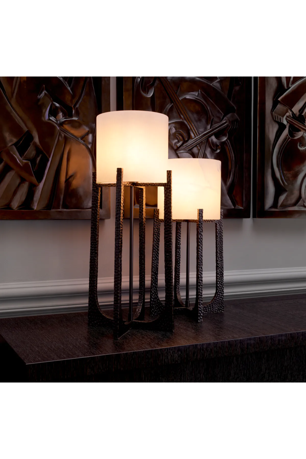 Framed Alabaster Table Lamp | Eichholtz Fraser | Oroa.com