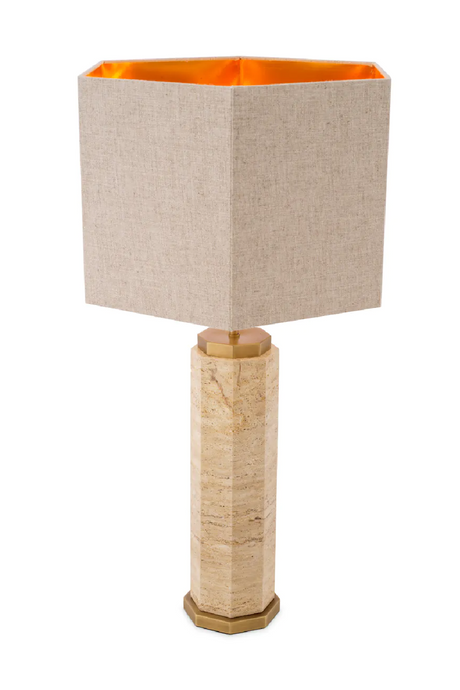 Modern Travertine Table Lamp | Eichholtz Newton | Oroa.com