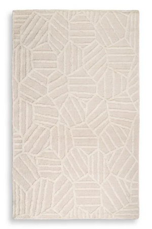 Cream Handwoven Wool Carpet | Eichholtz San Juan | Oroa.com