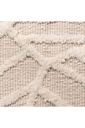 Cream Handwoven Wool Carpet | Eichholtz San Juan | Oroa.com