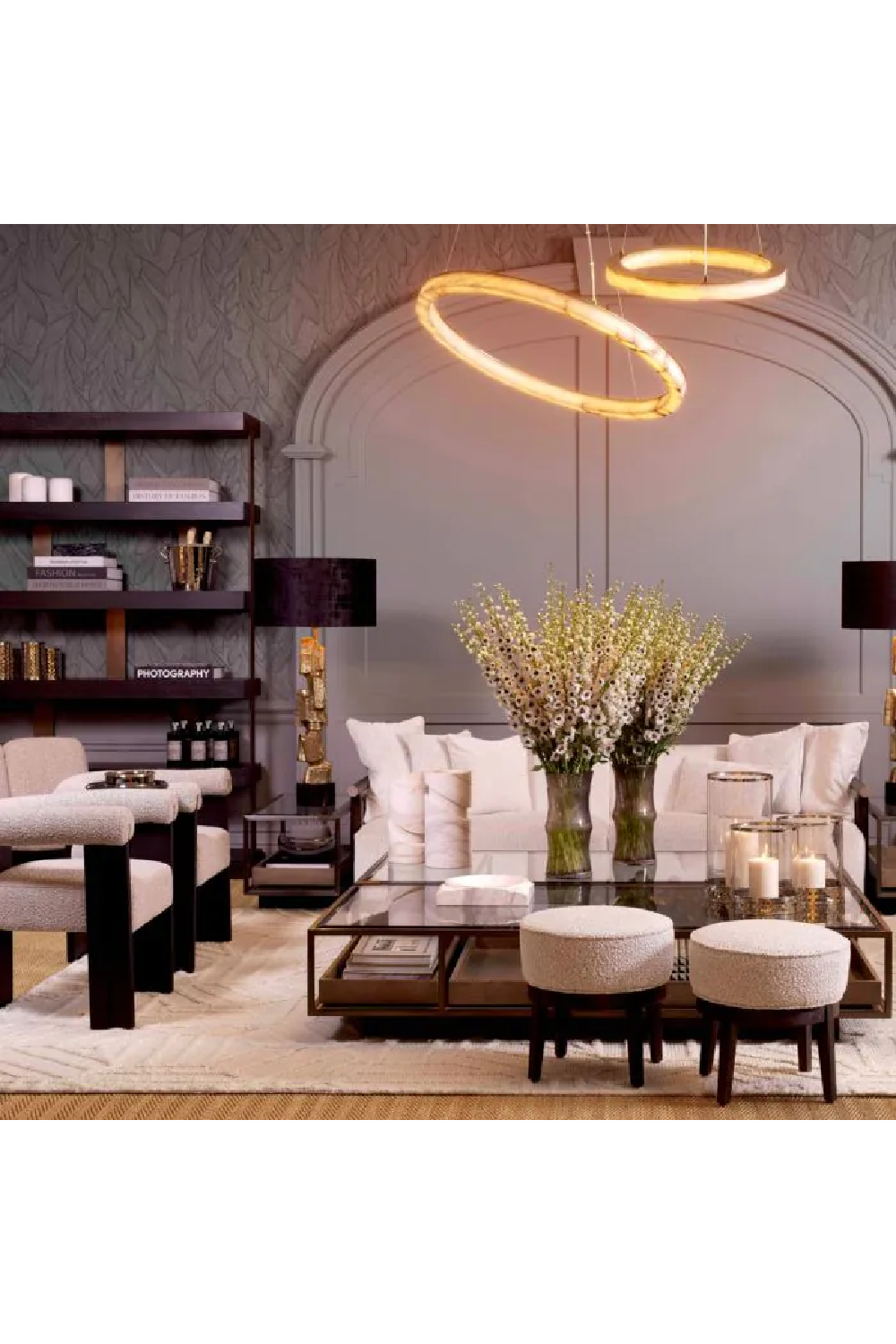 Cream Handwoven Wool Carpet | Eichholtz San Juan | Oroa.com