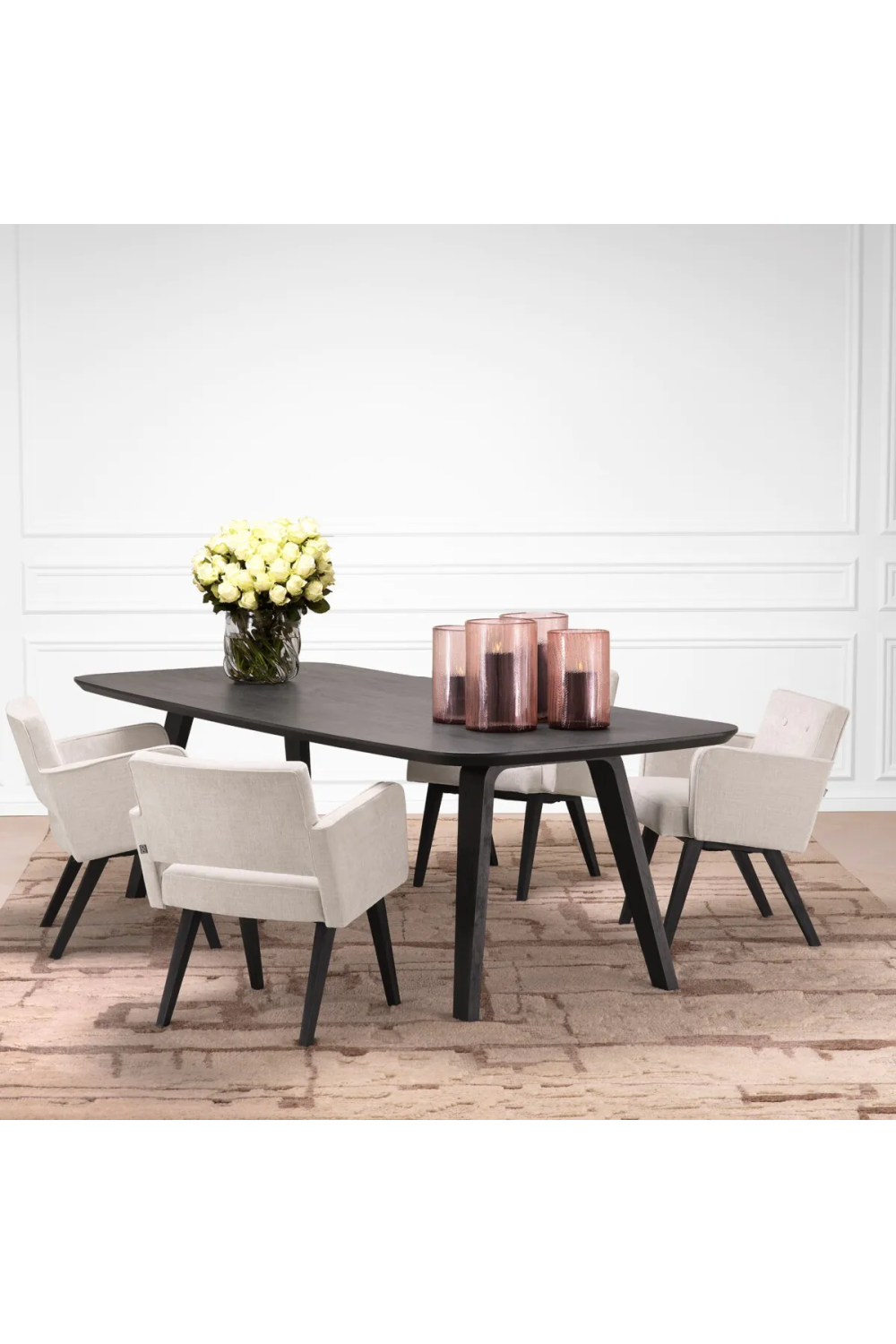 Oak Scandinavian Dining Table | Eichholtz Glover | Oroa.com