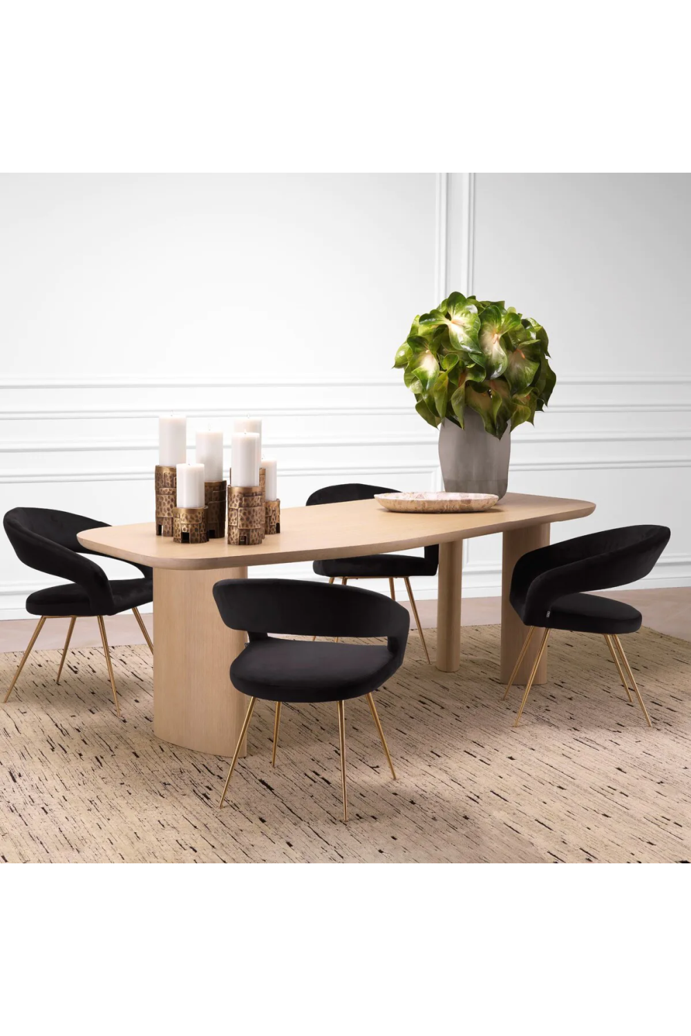 Free Form Oak Dining Table | Eichholtz Flemings | Oroa.com