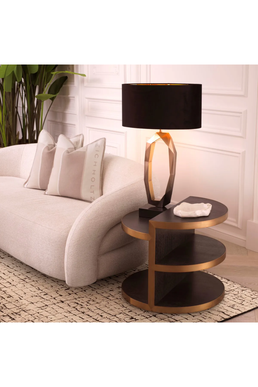 Black Oak Modern Side Table | Eichholtz Nilo | Oroa.com