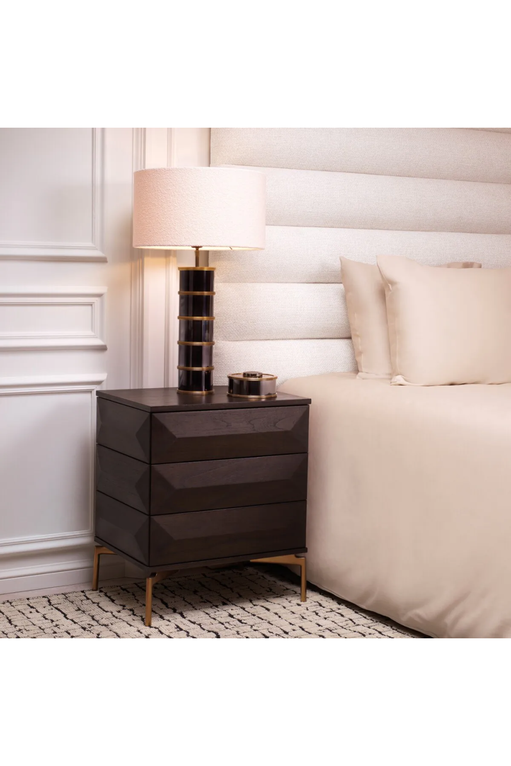 Wooden Contemporary Bedside Table | Eichholtz Denver | Oroa.com