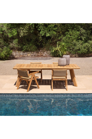 Wooden Outdoor Dining Armchair | Eichholtz Kristo | Oroa.com