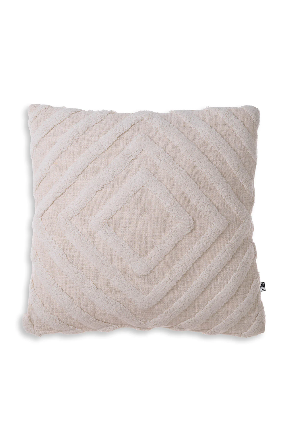 Off-White Diamond Patterned Cushion L | Eichholtz Magan | Oroa.com