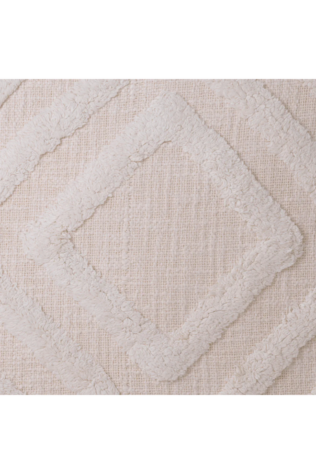 Off-White Diamond Patterned Cushion L | Eichholtz Magan | Oroa.com