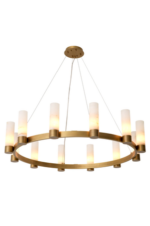 Alabaster Cylinders Chandelier | Eichholtz Castro | Oroa.com