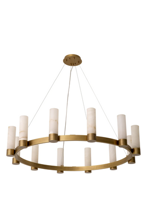 Alabaster Cylinders Chandelier | Eichholtz Castro | Oroa.com