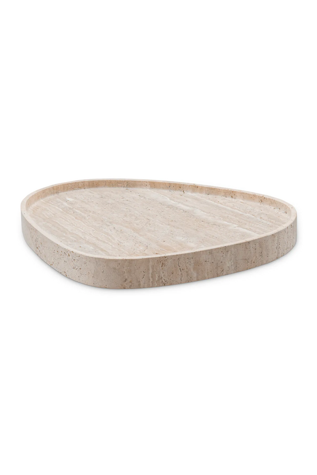 Beige Travertine Tray | Eichholtz Arman | Oroa.com
