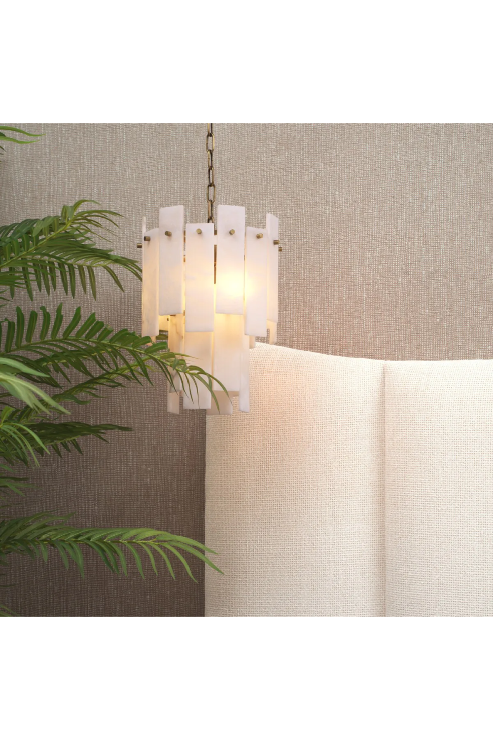 Alabaster Sheet Chandelier | Eichholtz Acevedo | Oroa.com