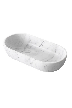 White Marble Bowl | Eichholtz Terrebonne | Oroa.com