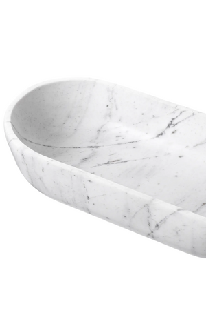 White Marble Bowl | Eichholtz Terrebonne | Oroa.com