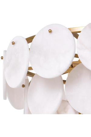 Tiered Alabaster Chandelier | Eichholtz Clementina | Oroa.com