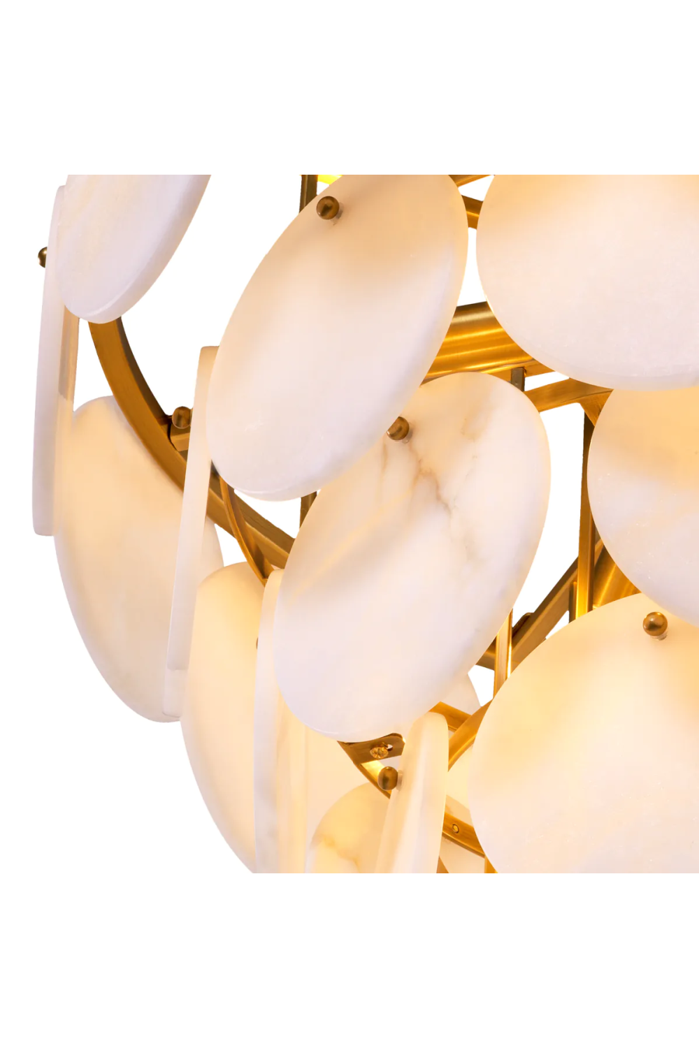 Tiered Alabaster Chandelier | Eichholtz Clementina | Oroa.com