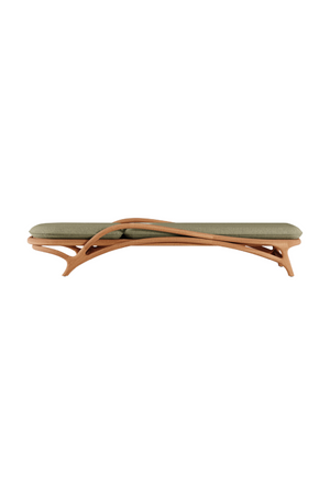 Adjustable Teak Outdoor Lounger | Morpho By Tomorrowland Zen | Oroa.com