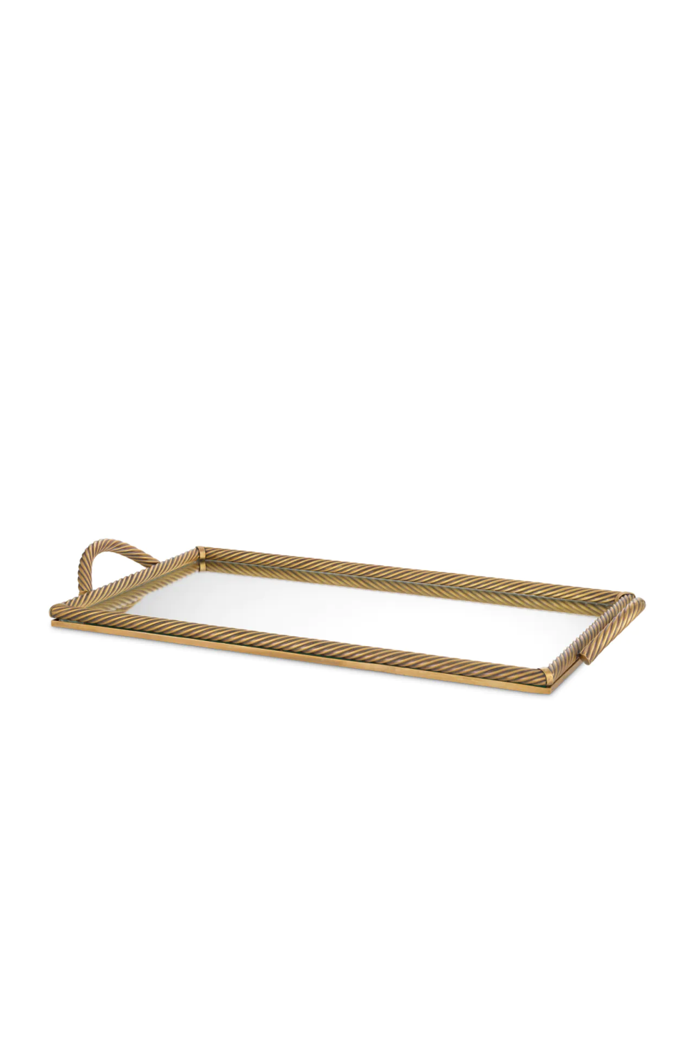 Vintage Brass Rectangular Tray | Eichholtz Salvi | Oroa.com