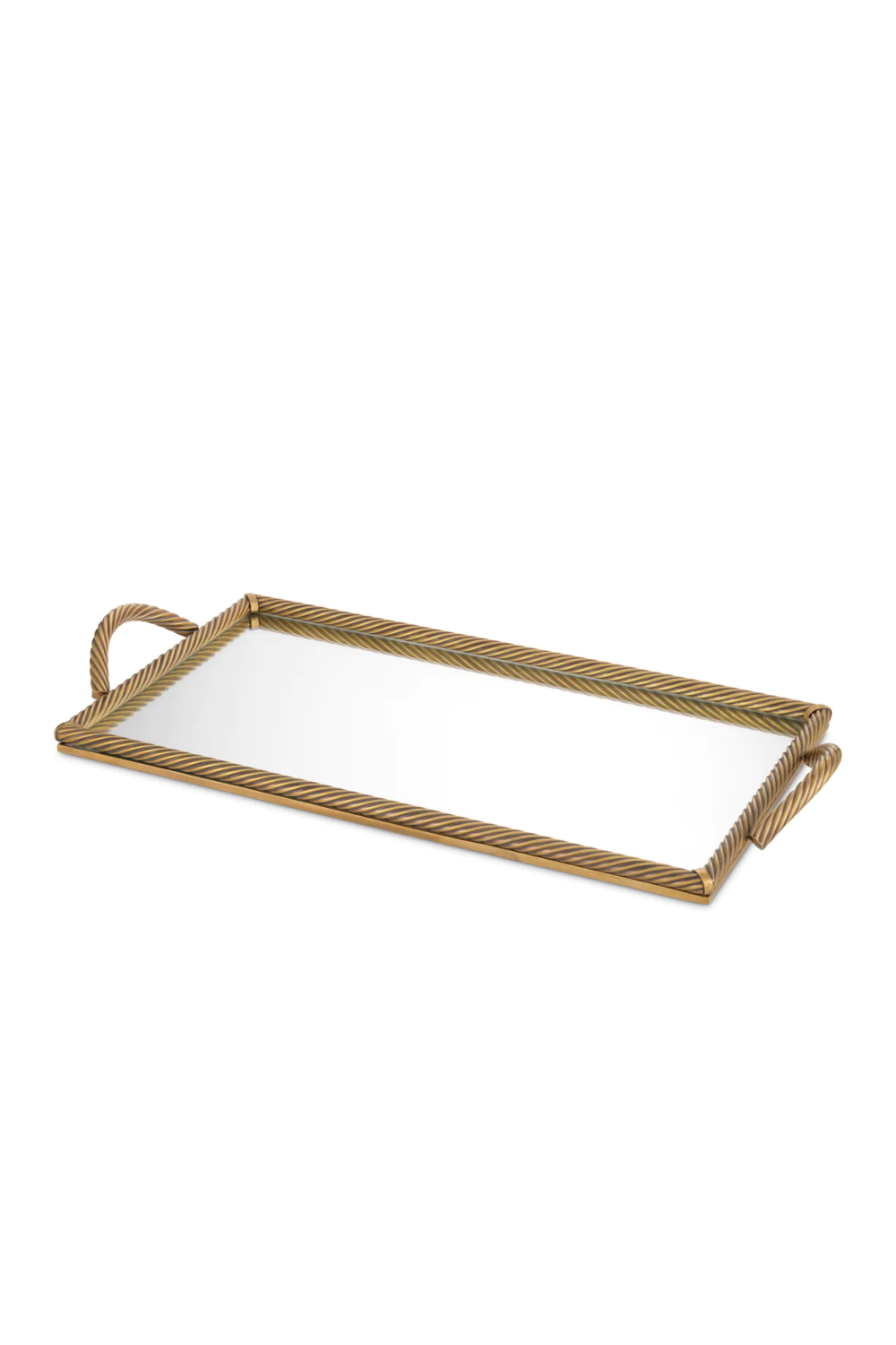 Vintage Brass Rectangular Tray | Eichholtz Salvi | Oroa.com