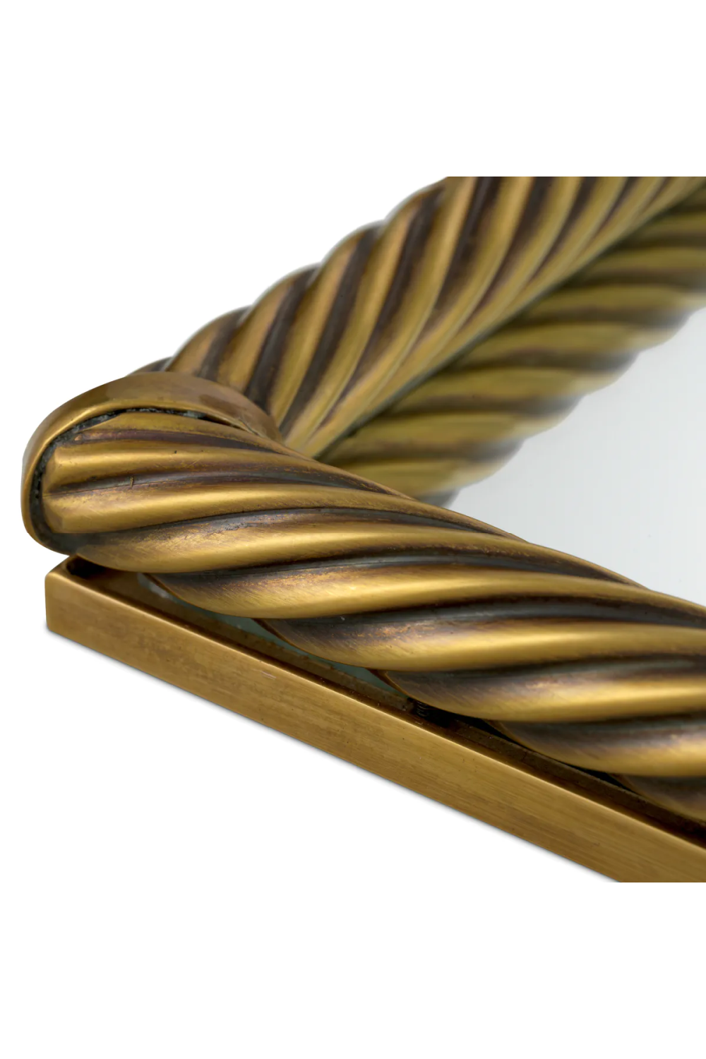 Vintage Brass Rectangular Tray | Eichholtz Salvi | Oroa.com