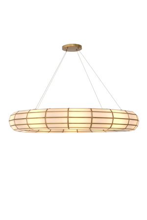 Glass Panels Round Chandelier | Eichholtz Ronco