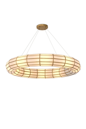 Glass Panels Round Chandelier | Eichholtz Ronco