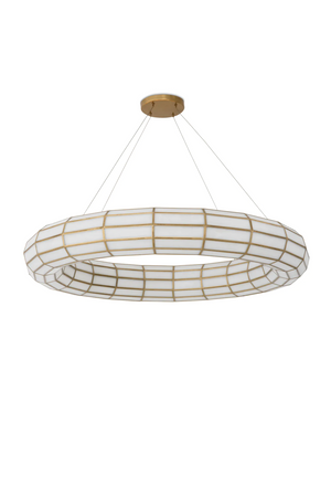 Glass Panels Round Chandelier | Eichholtz Ronco