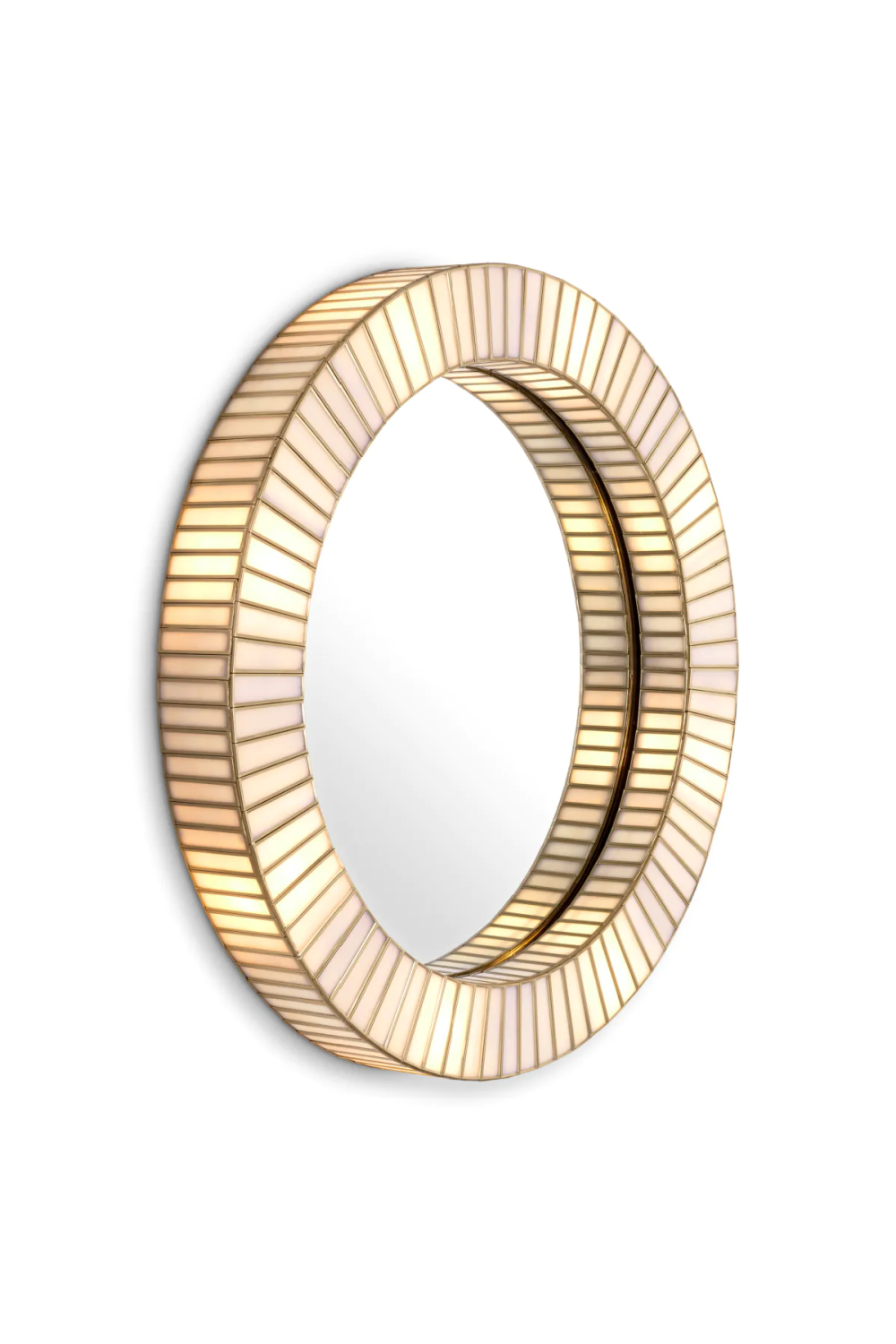 Antique Brass Artisan Mirror | Mirror Monari | Oroa.com